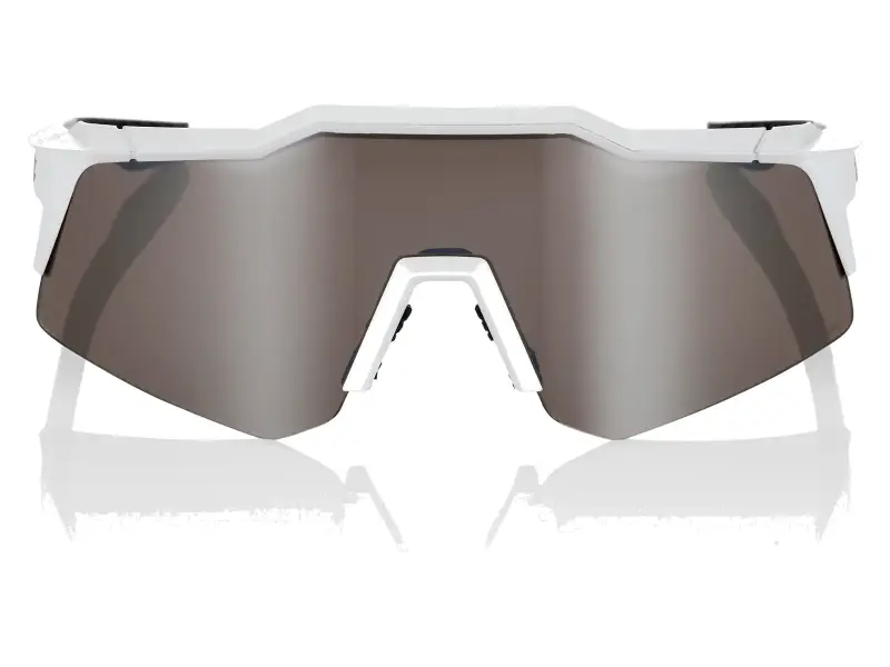 100 Percent "Speedcraft XS" Sunglasses - HiPER Mirror Lens / Matte White