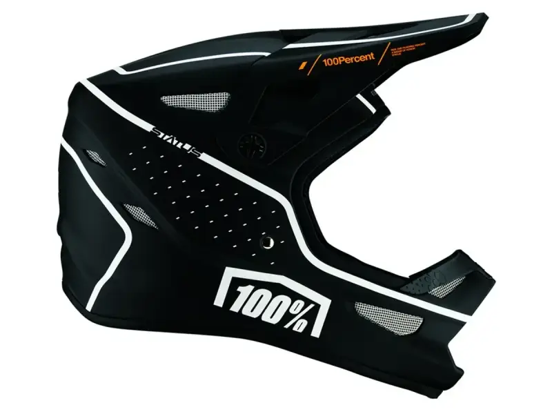 100 Percent "Status BMX/Downhill" Fullface Helm - Dreamflow Black