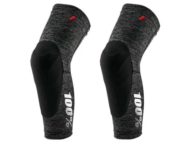 100 Percent "Teratec Sleeve" Knieschoner - Heather Grey/Black