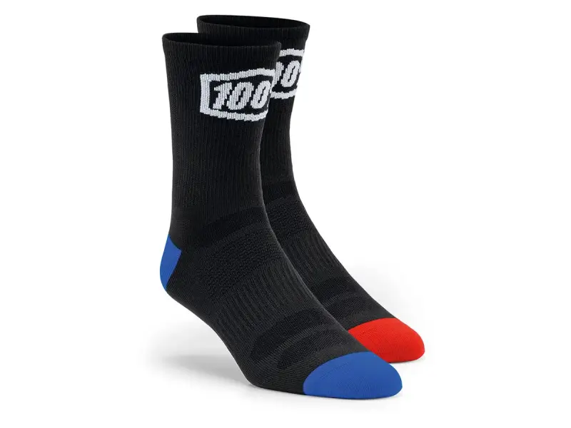 100 Percent "Terrain" Socken - Black/Red/Blue
