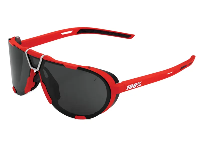100 Percent "Westcraft" Sonnenbrille - Mirror Lens / Red