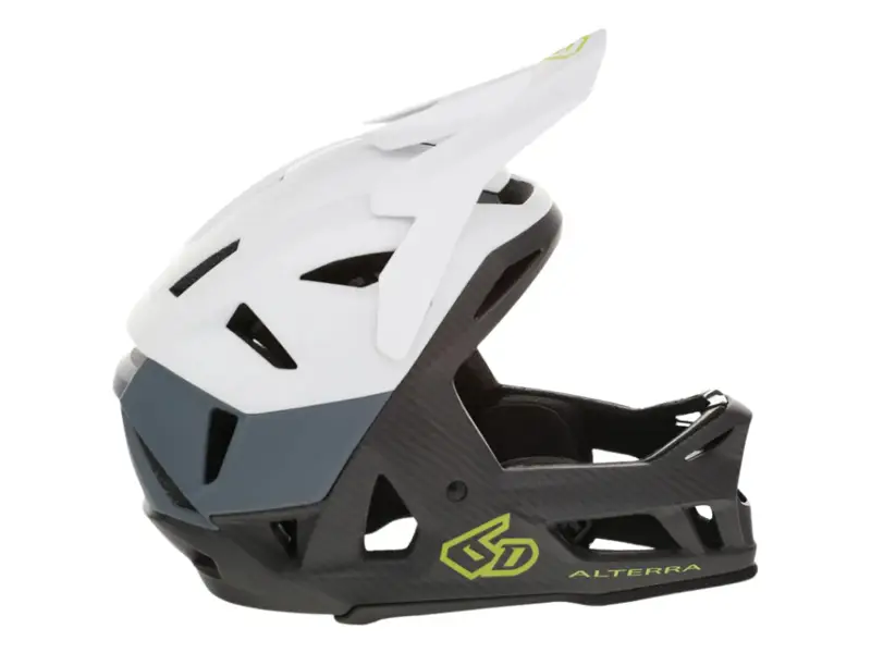 6D Helmets "Alterra" Fullface Helmet - Segment White/Grey