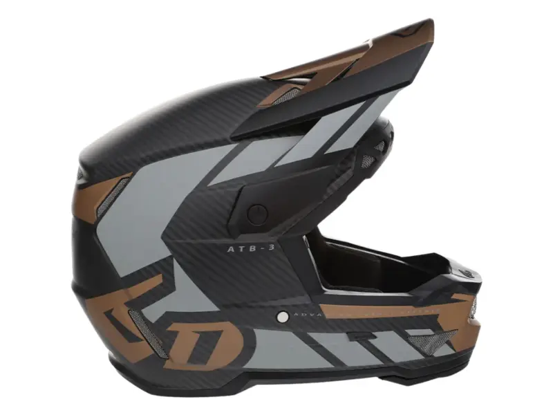 6D Helmets "ATB-3 LS" Fullface Helmet - Matt Bronze