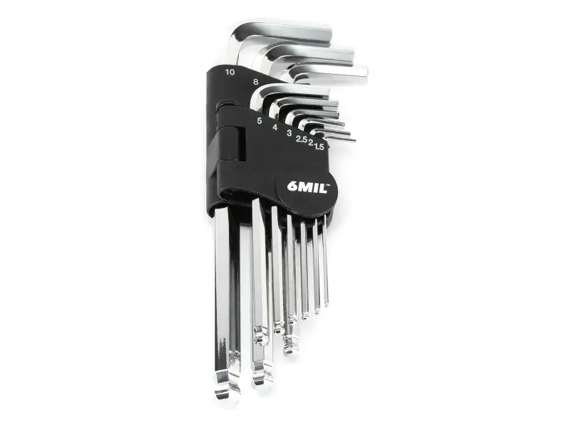 6MIL "HS-01" Innensechskantschlüssel Satz - 1,5 bis 10 mm