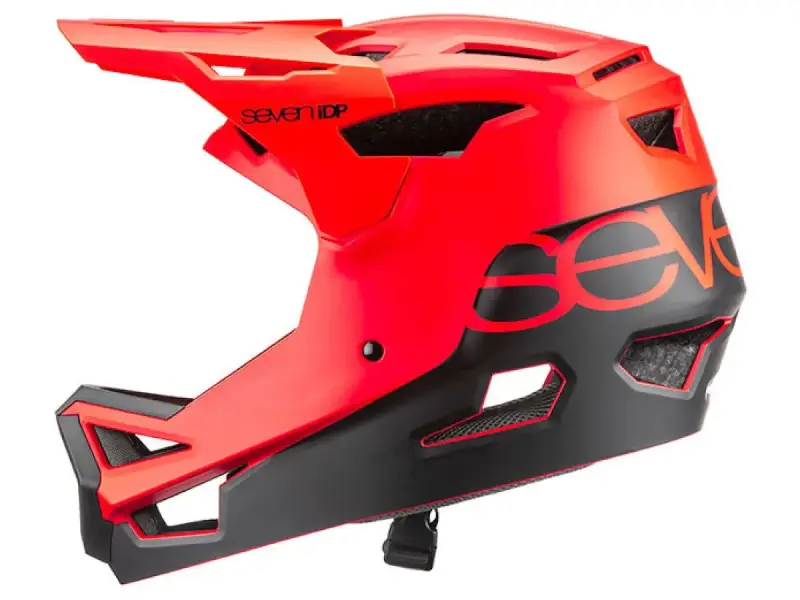 7iDP "Project 23 ABS" Fullface Helm - Red/Black