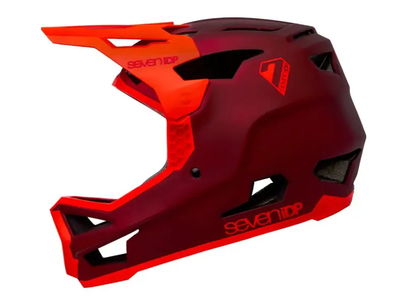 7iDP "Project 23 GF" Fullface Helm - Red