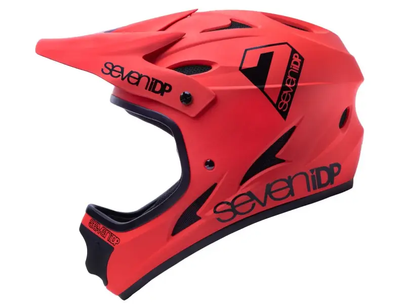 7iDP "Youth M1" Fullface Helm - Red/Black