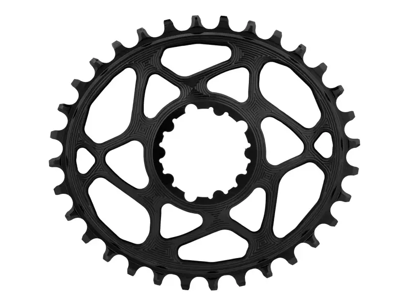 absoluteBLACK "Oval Boost HG+" MTB Kettenblatt - SRAM 3-Loch Direct Mount (Shimano 12-fach)