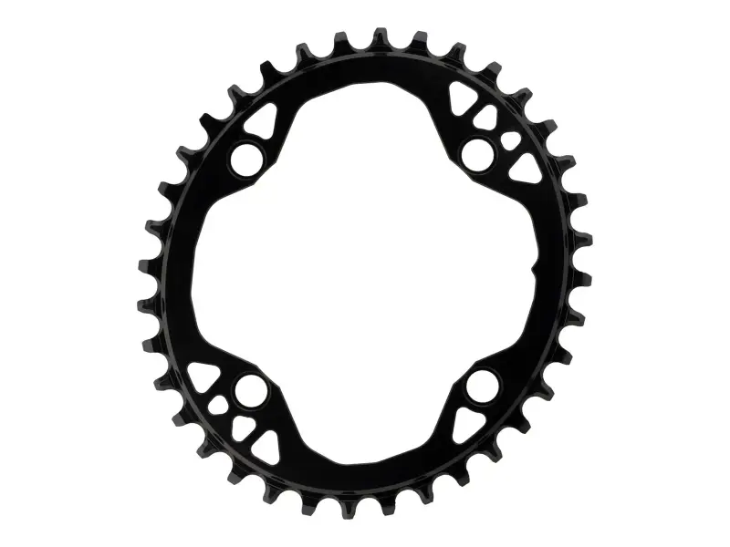 absoluteBLACK "Oval HG+" MTB Kettenblatt - 104 BCD (Shimano 12-fach)
