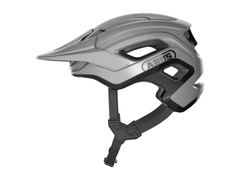ABUS "CliffHanger" MTB Helmet - Ti Silver