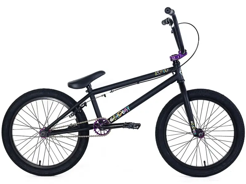 Academy BMX "Aspire" 2018 BMX Bike - Matte Black/Purple
