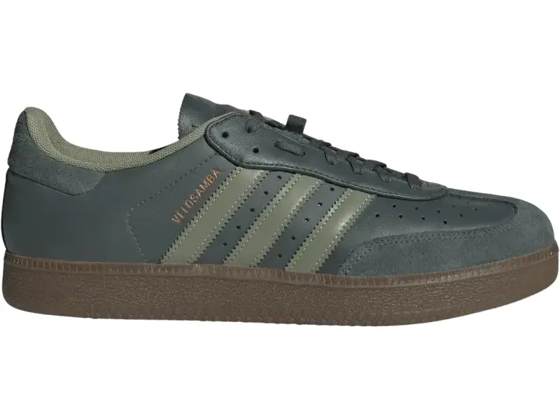 adidas Cycling "Velosamba Leather" Fahrradschuhe - Dark Green/Olive