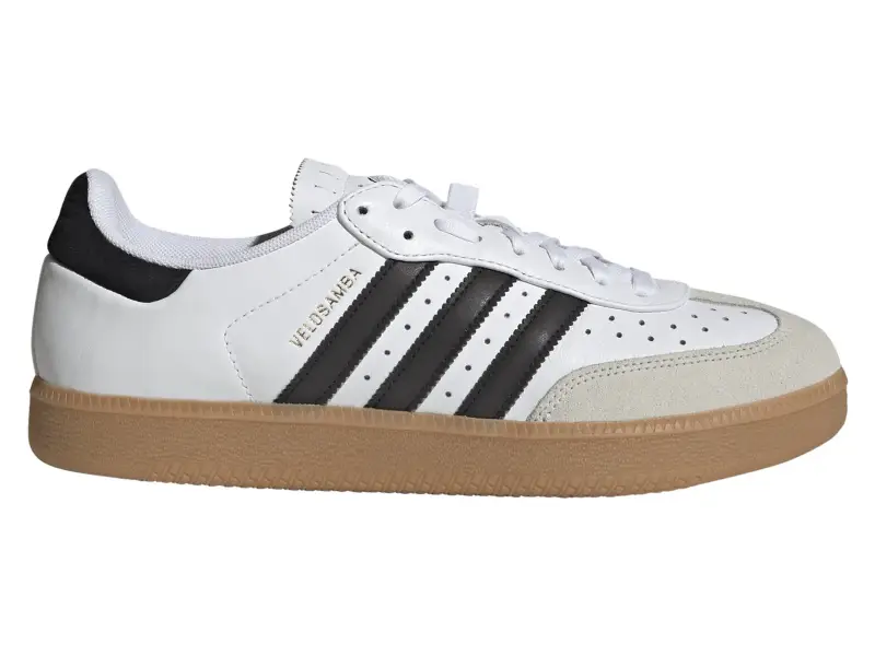 adidas Cycling "Velosamba Leather" Fahrradschuhe - White/Black/Gum