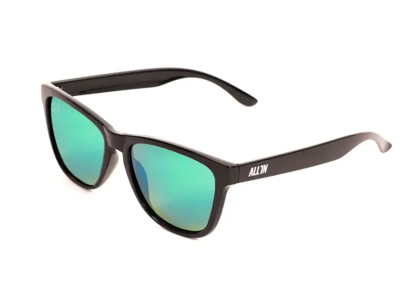 ALL IN "Bet" Sonnenbrille - Black/Green