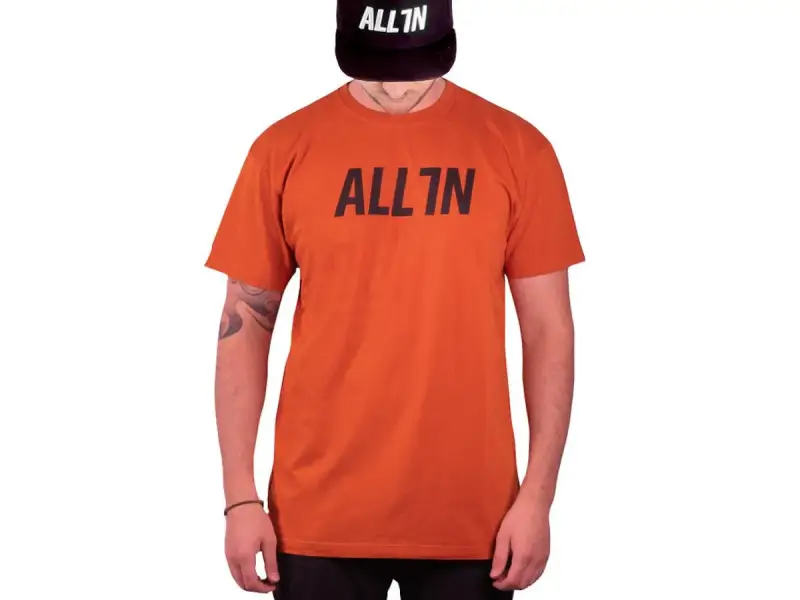 ALL IN "Logo" T-Shirt - Rust
