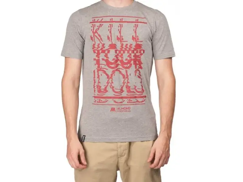 Almond Footwear "Kill Your Idols" T-Shirt - Grey