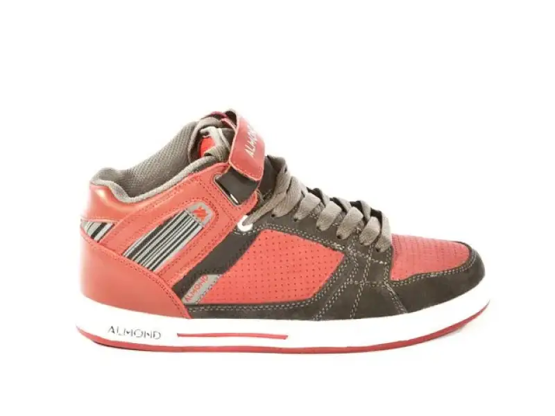 Almond "Magnus" Shoes red/grey