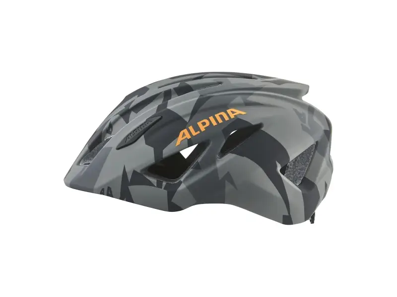 Alpina "Pico Flash" MTB Helmet - Black Camo Orange Matt (Kids)