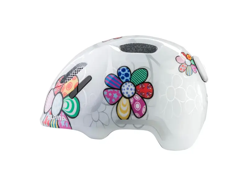 Alpina "Ximo 2 Flash" MTB Helm - White Flower Gloss (Kids)