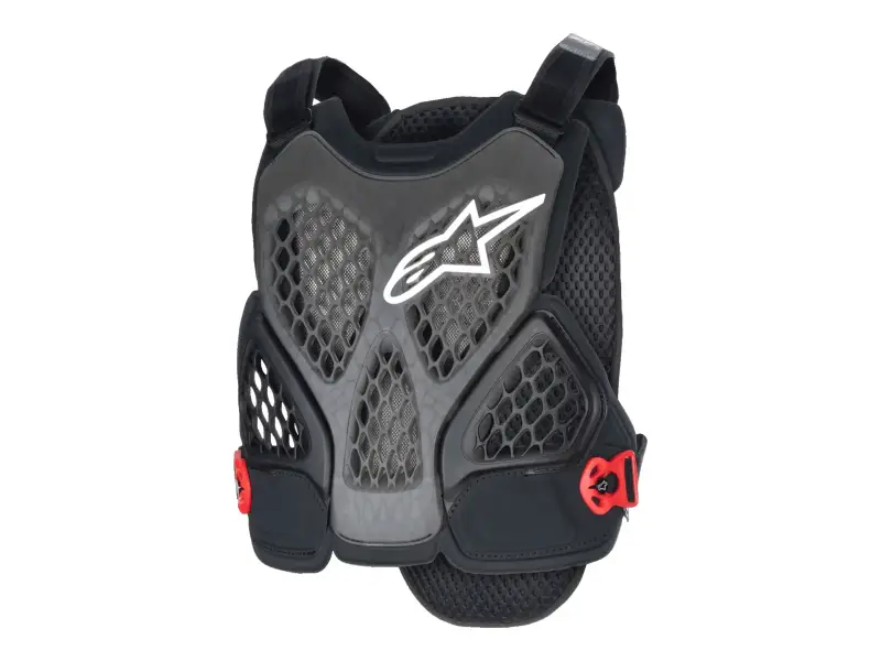 Alpinestars "A-6 Plasma" Chest Protector - Black/Anthracite/Red