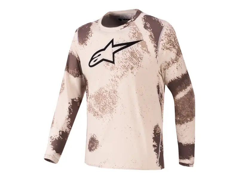 Alpinestars "A-Dura Ride Camo Long Sleeve" Jersey - Sand Camo