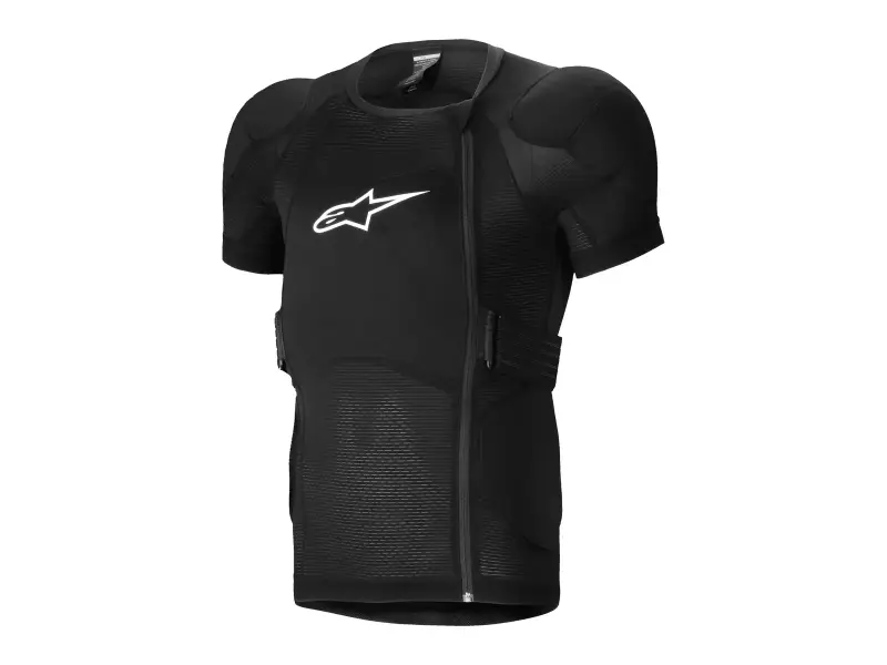 Alpinestars "A-Impact Plasma Kurzarm" Protektorenjacke - Black/White