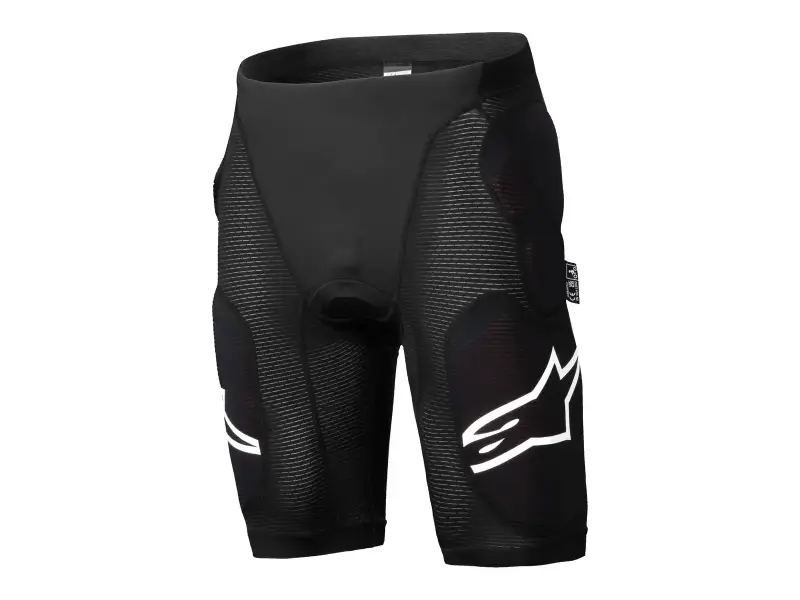 Alpinestars "A-Impact Plasma" Protector Shorts - Black/White