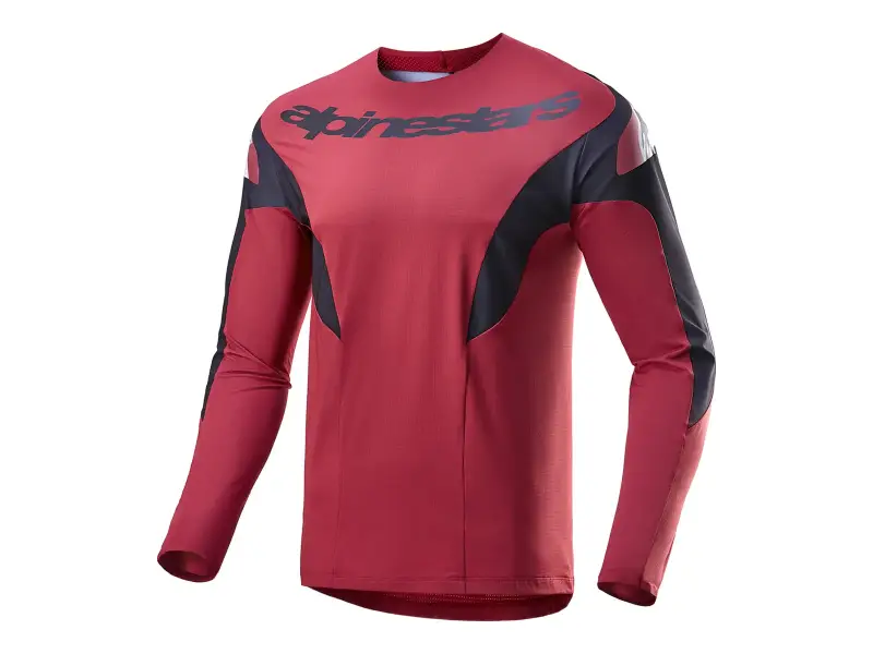 Alpinestars "A-Supra Race Long Sleeve" Jersey - Burgundy