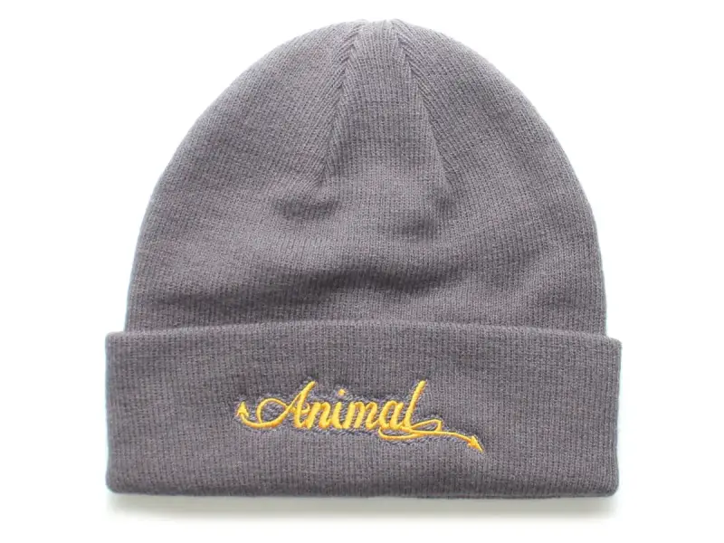 Animal Bikes "Tails" Beanie - Grey