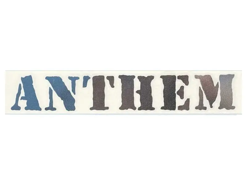 Anthem "Die Cut Plotter" Sticker