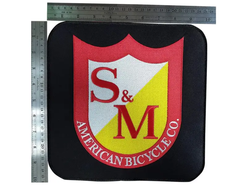 S&M Bikes "Big Square Shield" Aufnäher