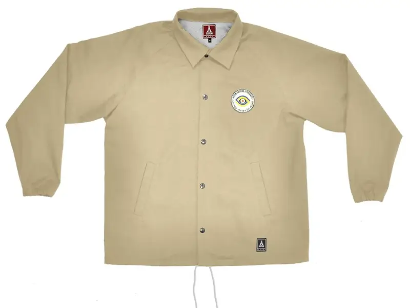 Autum Bikes "Ground Astronauts" Coach Jacket - Beige