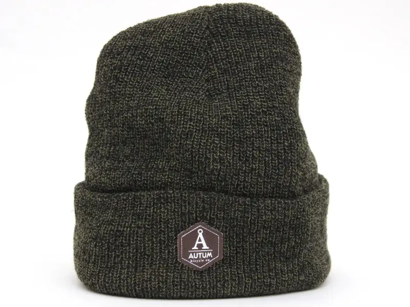 Autum Bikes "Leather Patch" Beanie