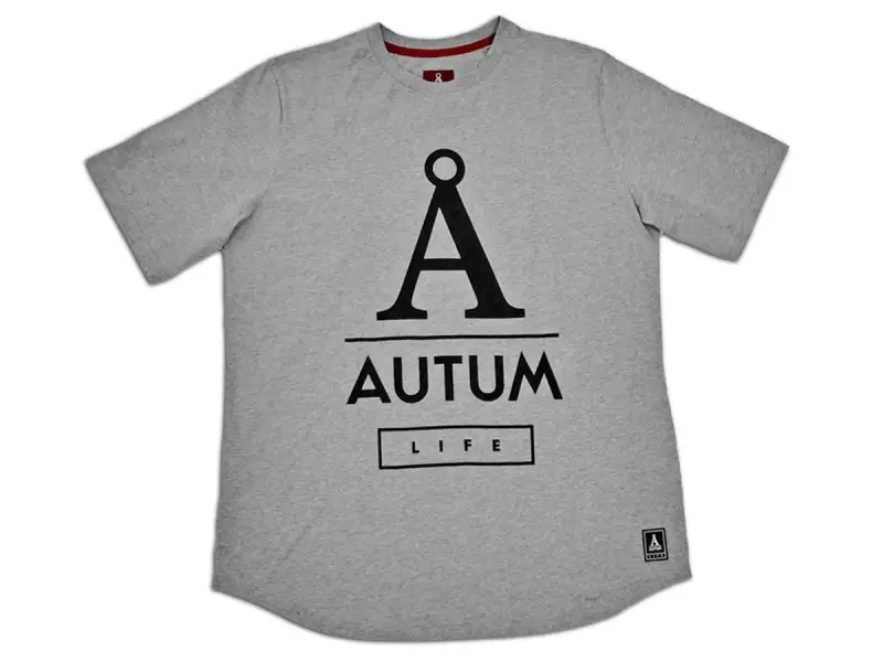 Autum Bikes "Life" T-Shirt - Heather Grey