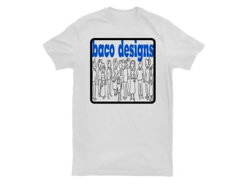 Baco "People" T-Shirt - White