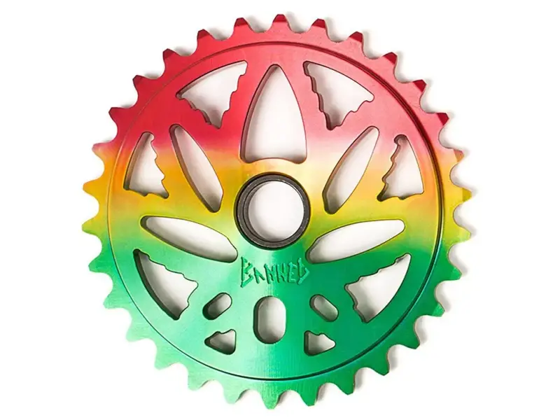 Banned BMX "Budsaw" Sprocket - Rasta