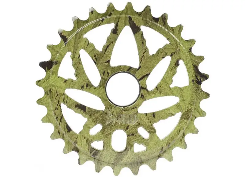 Banned BMX "Budsaw" Sprocket - Swamp Bud Green
