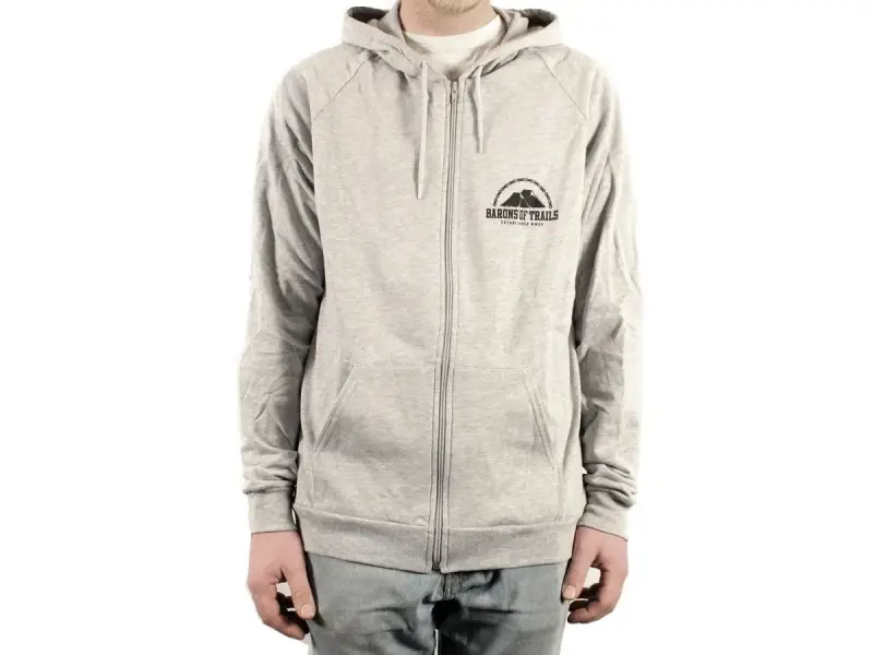 Barons of Trails "TrailsTrailsTrails" Hooded Zipper - Grey