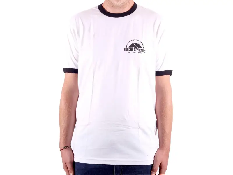 Barons of Trails "TrailsTrailsTrails" T-Shirt - White