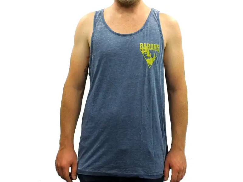 Barons of Trails "Woods" Tank Top - Heather Blue