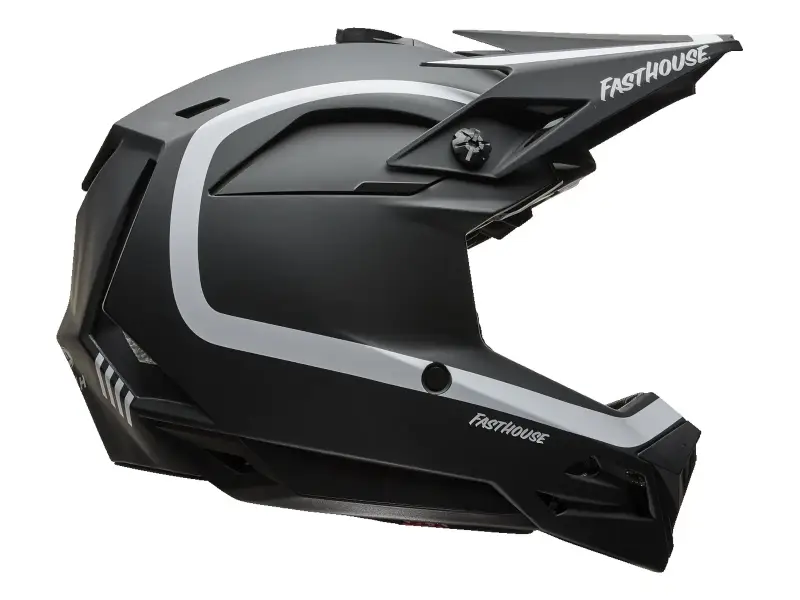 Bell "Full-10 Mips" Fullface Helm - Fasthouse Stripe Matte Black/White