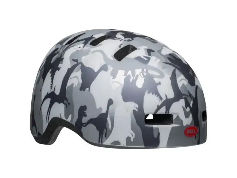 Bell "Lil Ripper" BMX Helm - Gray/Silver Camosausurs
