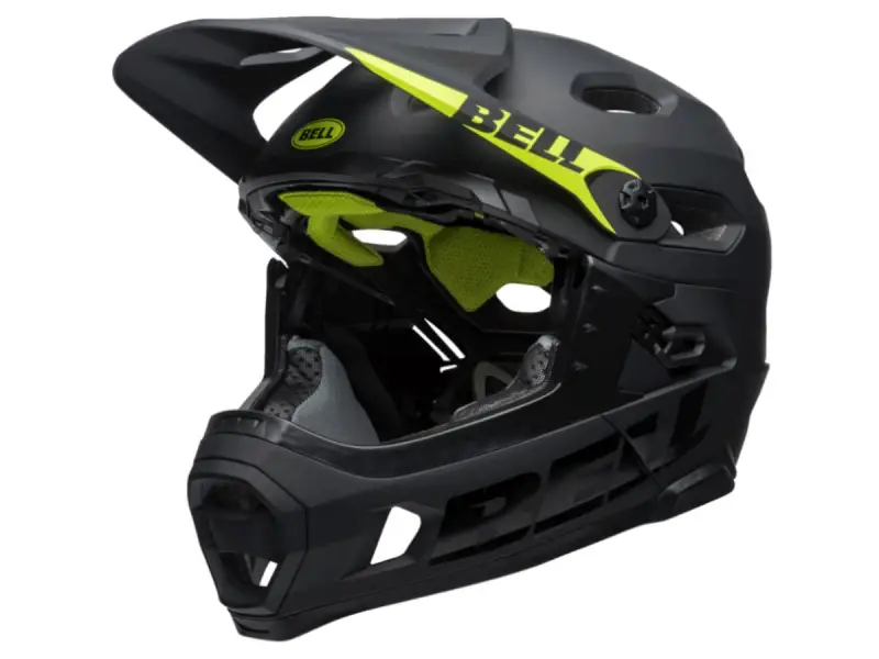 Bell "Super DH" Spherical Fullface Helmet - Matte Gloss Black
