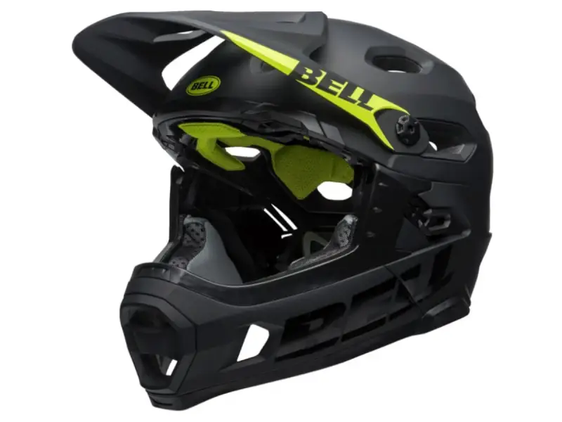 Bell "Super DH" Spherical Fullface Helmet - Matte Gloss Black