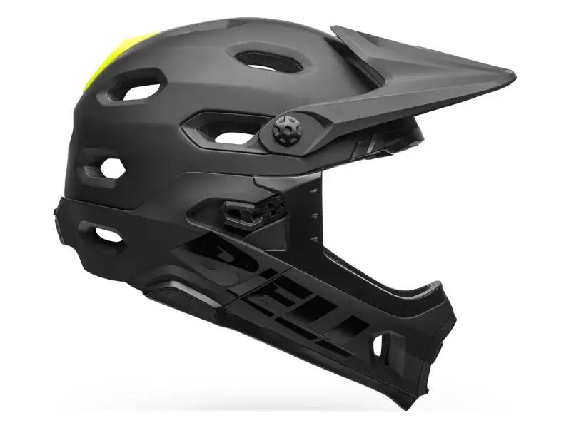 Bell "Super DH" Spherical Fullface Helmet - Matte Gloss Black