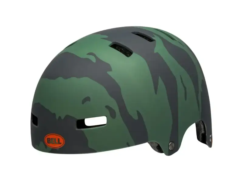 Bell "Span" BMX Helm - Matte Ravine Green/Orange