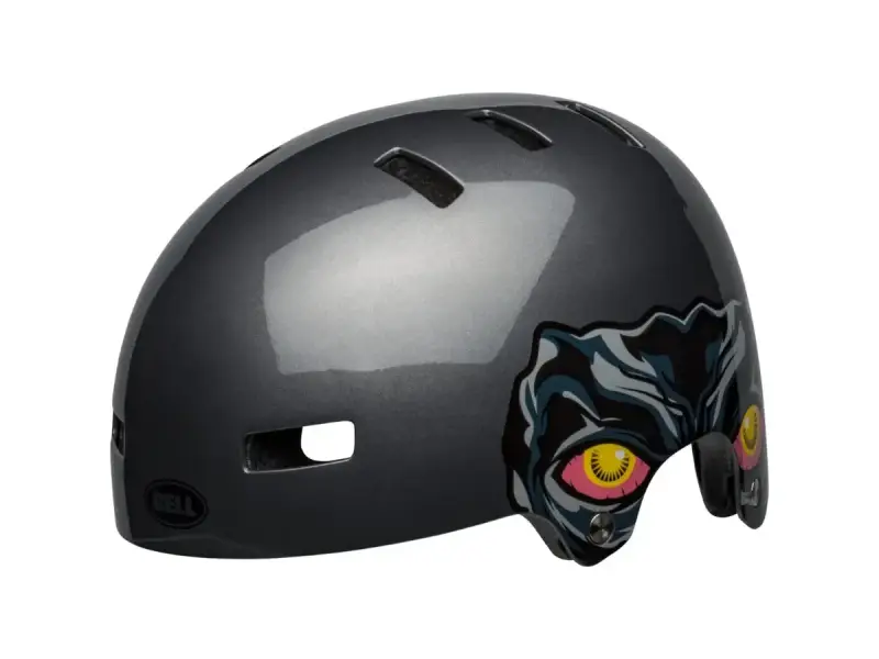 Bell "Span" BMX Helm - Nightwalker Gloss Gun Metal