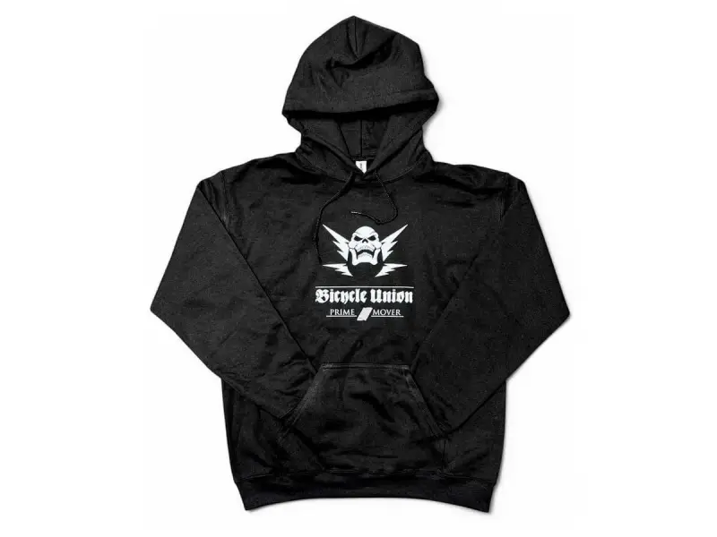 Bicycle Union "Prime Mover" Hooded Pullover - Black