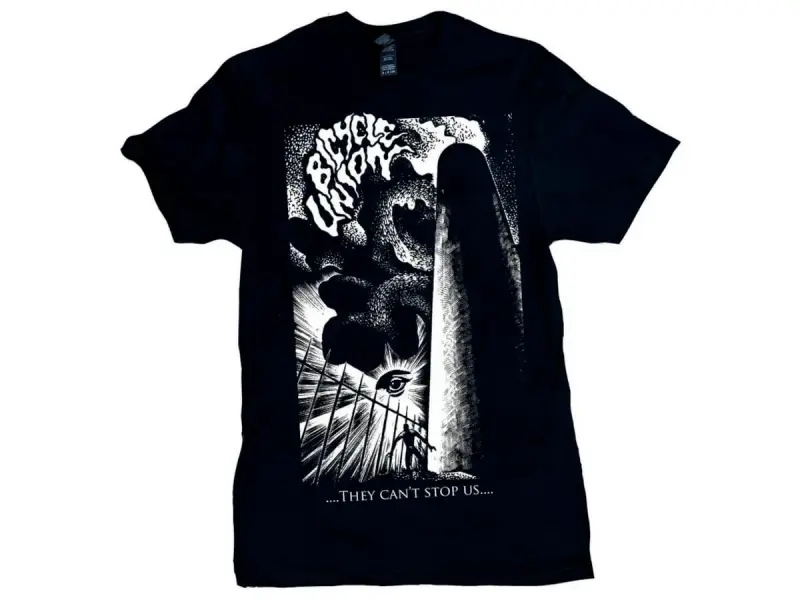 Bicycle Union "Stop Us" T-Shirt - Black