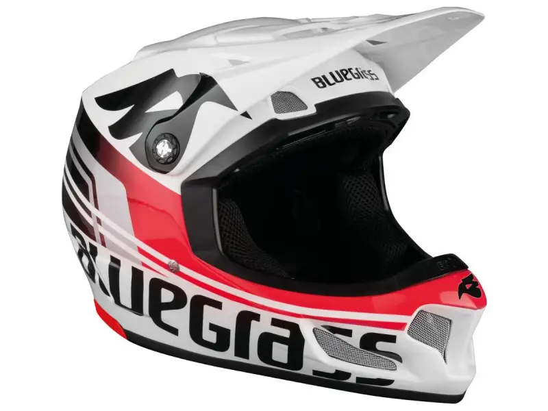 Bluegrass "Brave" Fullface Helm - White/Red